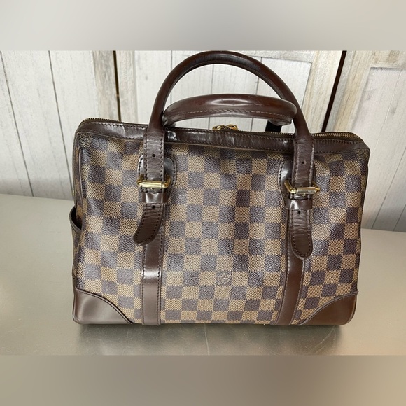 Louis Vuitton Berkeley Damier Ebene Handbag Bag Classic 30 - Picture 4 of 15
